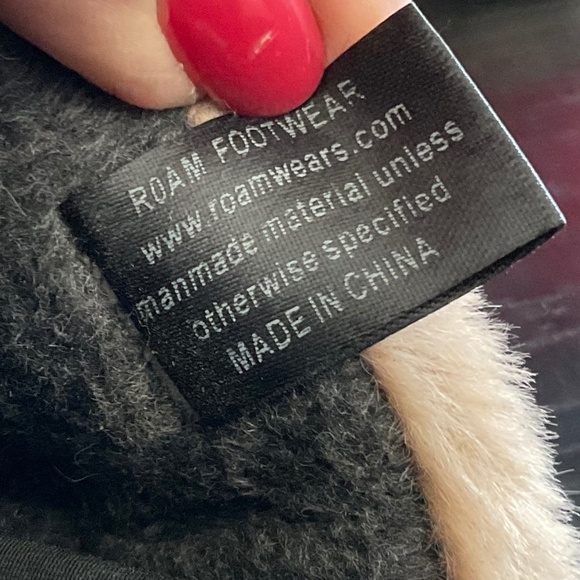 ROAM Prism Slipper Faux Fur Cream Size 10 EU 40 - Picture 5 of 6